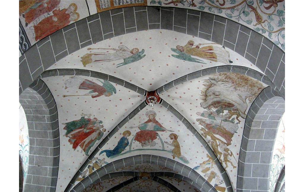 Decken- und Wandmalereien in der evangelischen Pfarrkirche "Bunte Kerke" in Gummersabch-Lieberhausen (2011).