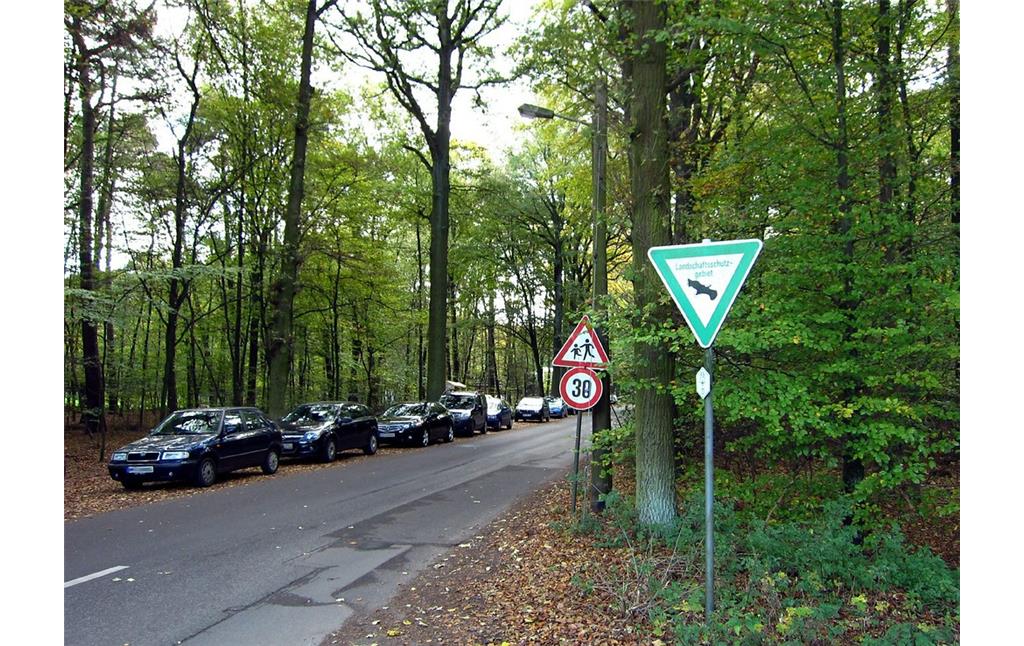 Kulturlandschaftsbereich Forstwald (2011), Hinweis auf das Landschaftsschutzgebiet