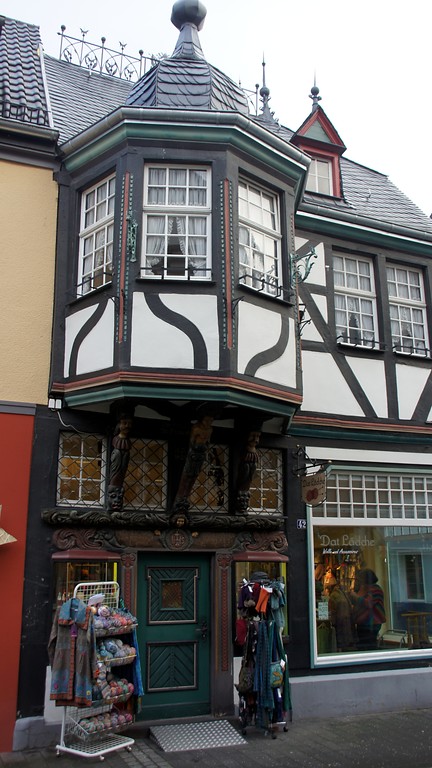 Wolffsches Haus in der Niederhutstraße in Ahrweiler (2016) mit dem markanten Erker