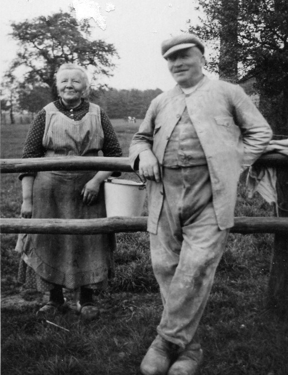 Das Müller-Ehepaar der Mühle in Schermbeck-Weselerwald Fritz und Johanna Zillig im Jahre 1934.