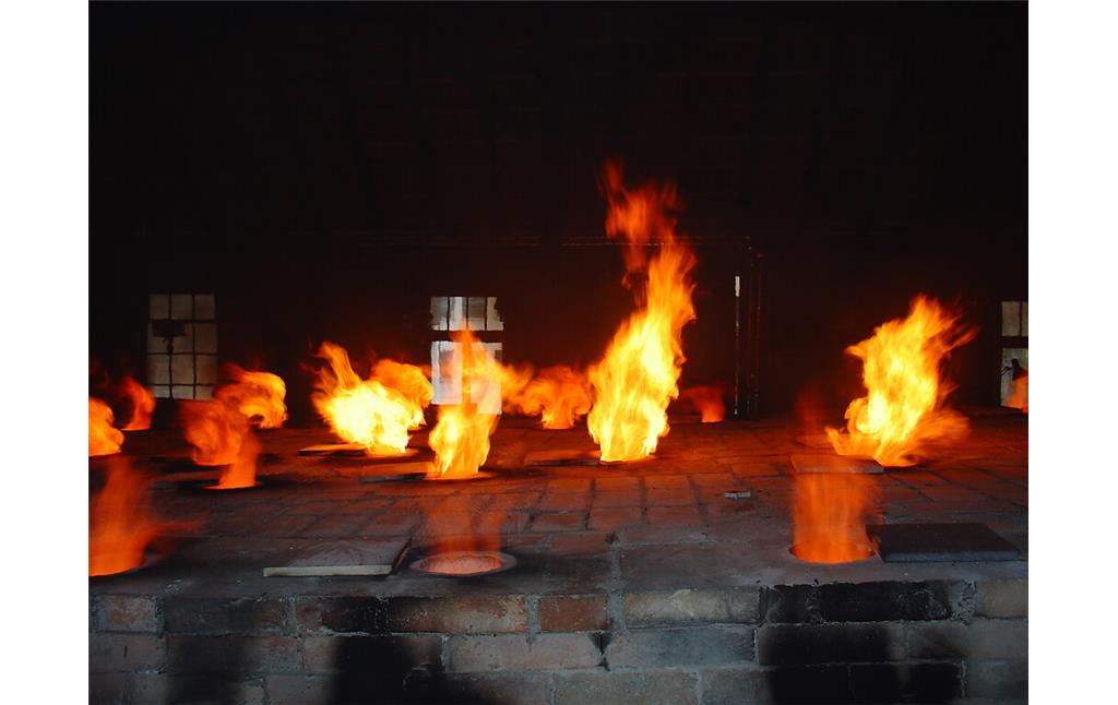 Kannofen Böhmer, Großfeuer zum Ende des Brandes (2004)