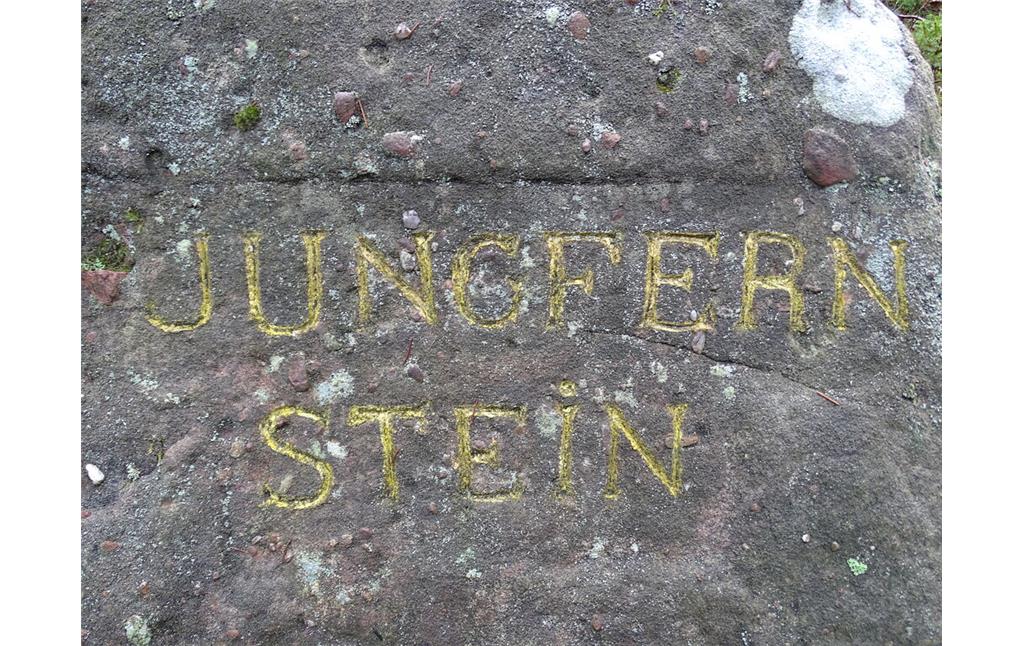 Ritterstein Nr. 152 "Jungfernstein" bei Kaiserslautern (2020)