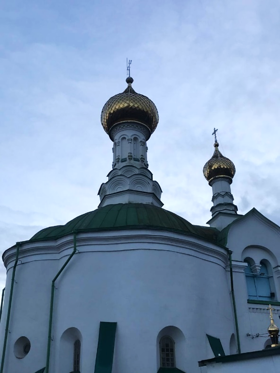 Upper part of St. Basils Church in Volodymyr-Volynskyi (2021)
