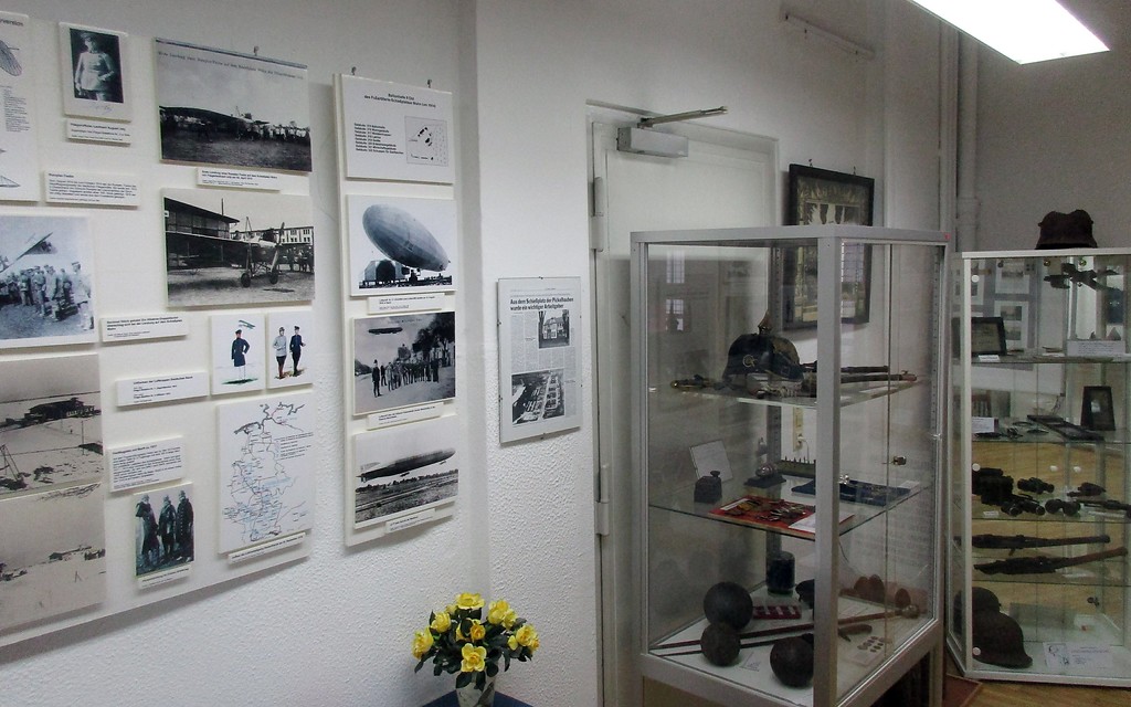 Teil der Dokumentation zur Luftschiffhalle in Troisdorf-Spich in der Ausstellung der Militärgeschichtlichen Sammlung Luftwaffenkaserne Wahn in Köln-Wahnheide (2019).