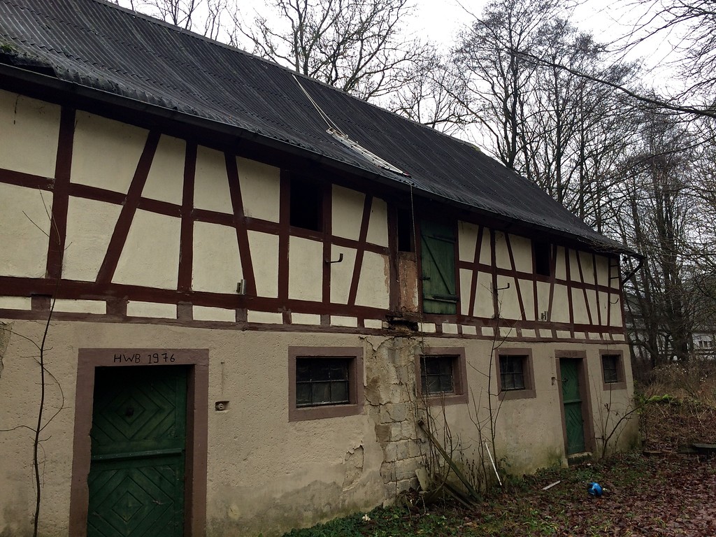 Scheunen der ehemaligen Eisenhütte in Abentheuer (2015)