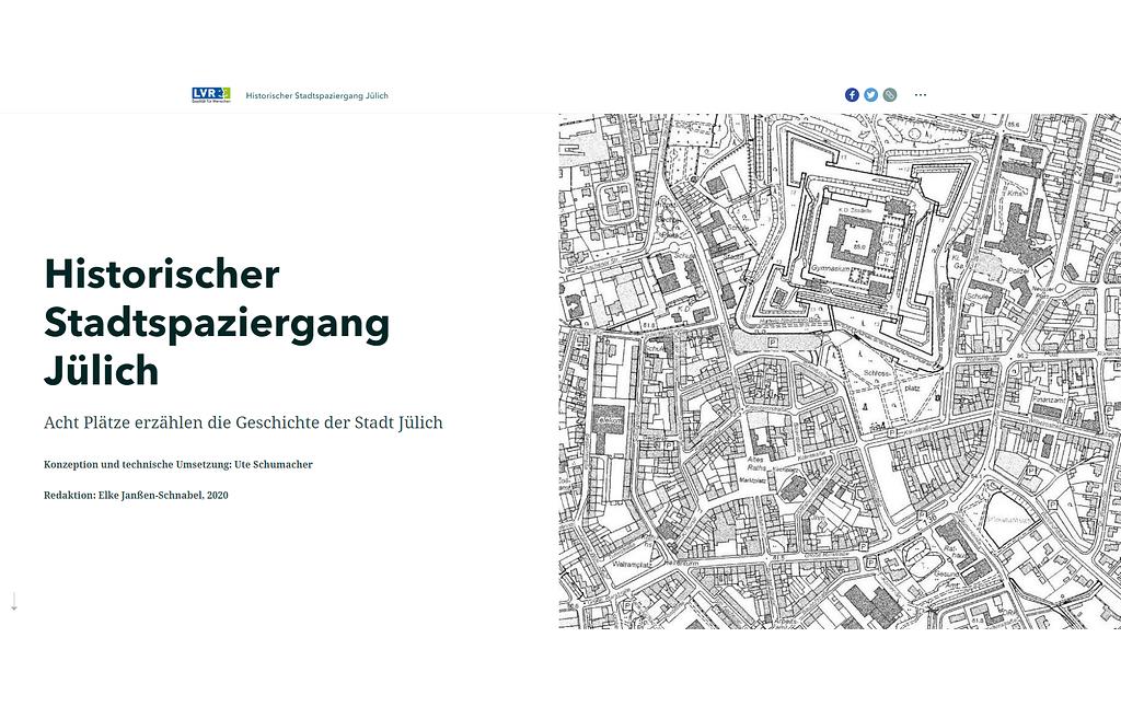Historischer Stadtrundgang Jülich - Story Map