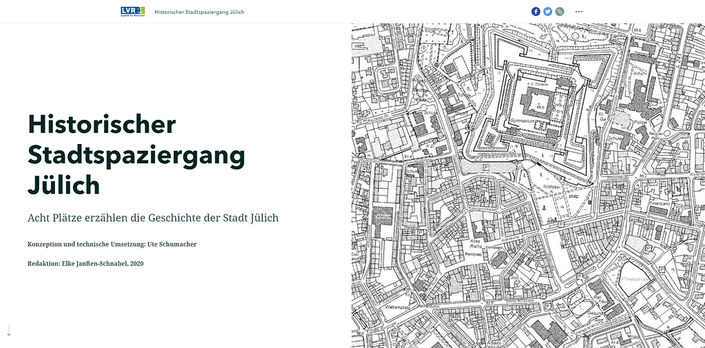 Historischer Stadtrundgang Jülich - Story Map