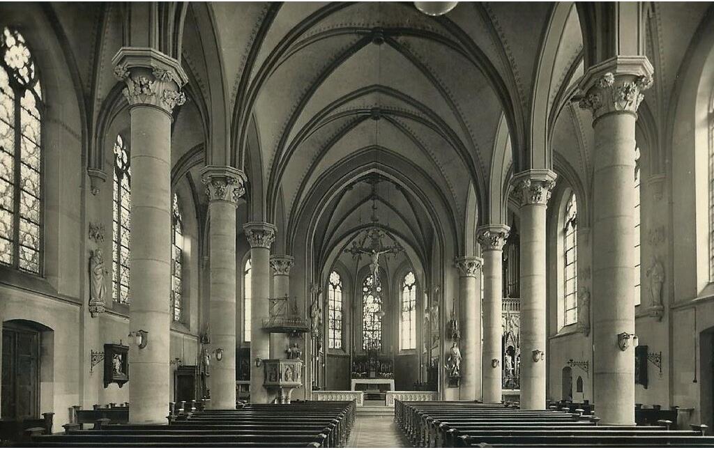 Innenaufnahme der  Kirche St. Ludwig in Edenkoben