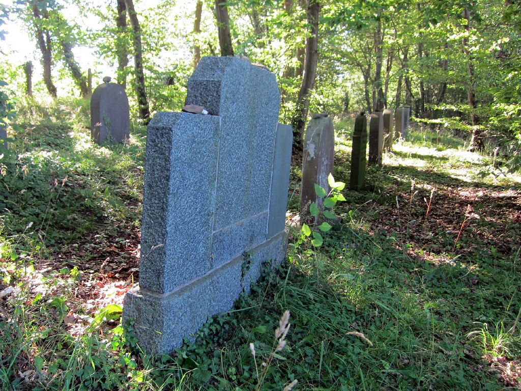 Grabsteine auf dem jüdischen Friedhof Schweinheim (2012)