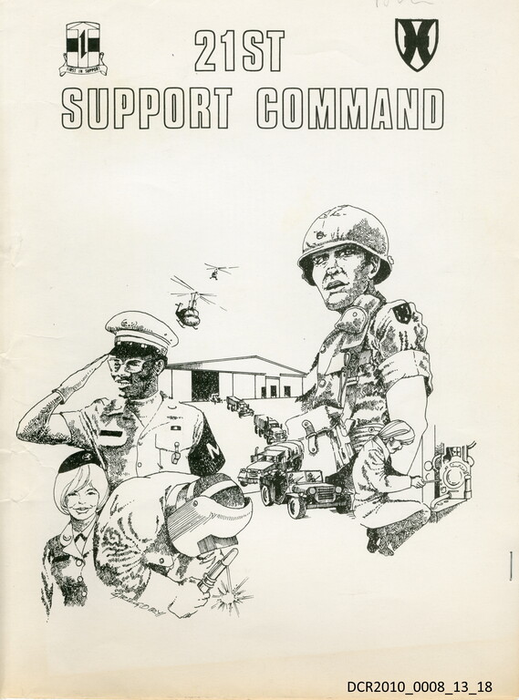 Pressemappe des 21st Support Command (1975/76)