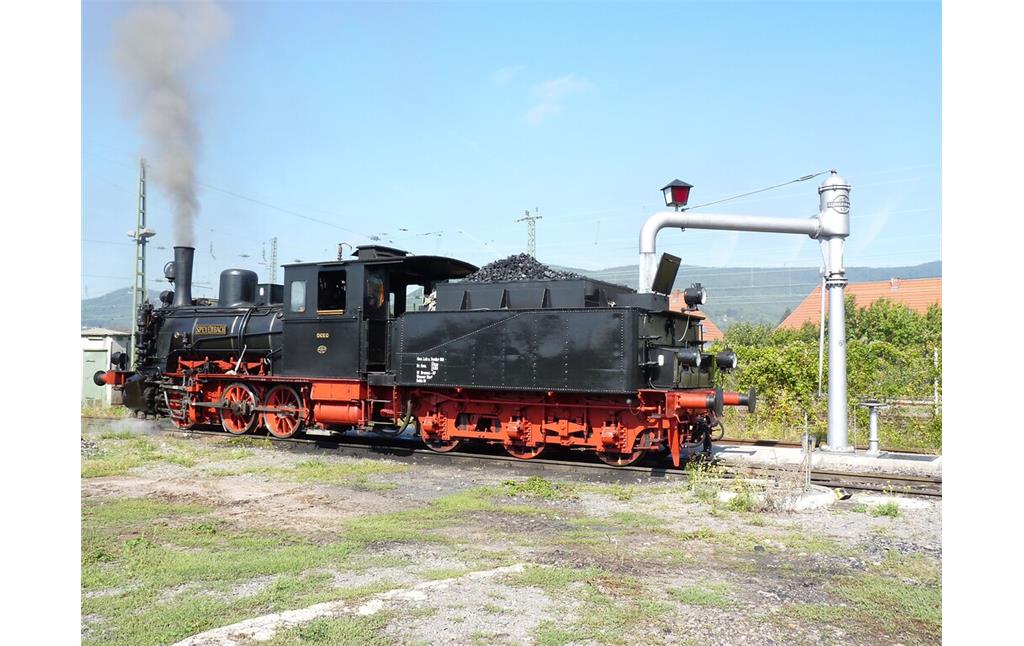 Wasserkran zur Versorgung der Dampflokomotive (2015)