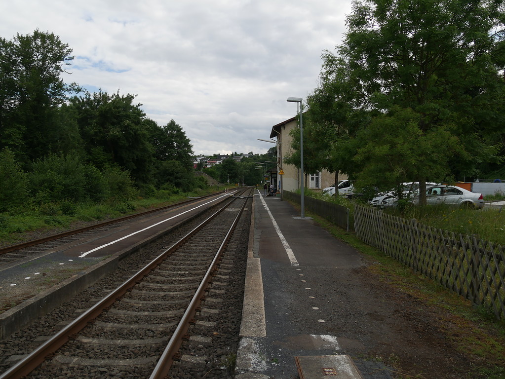 Bahnhofsgelände Villmar, Blickrichtung Süden (2017)