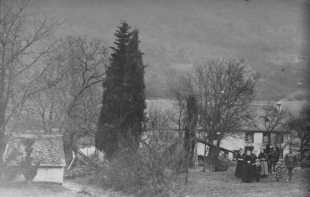 Historische Fotografie der Krackesmühle nordwestlich von Gräfendhron (1917)