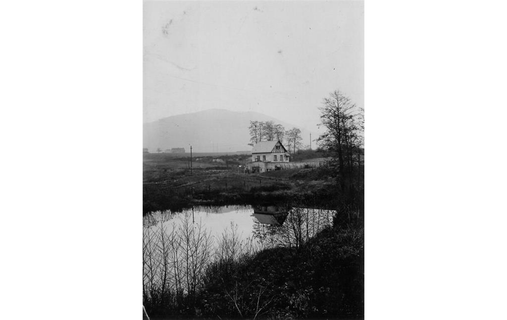 Blick auf den Weiher Haans Loch in Plaidt (1920)