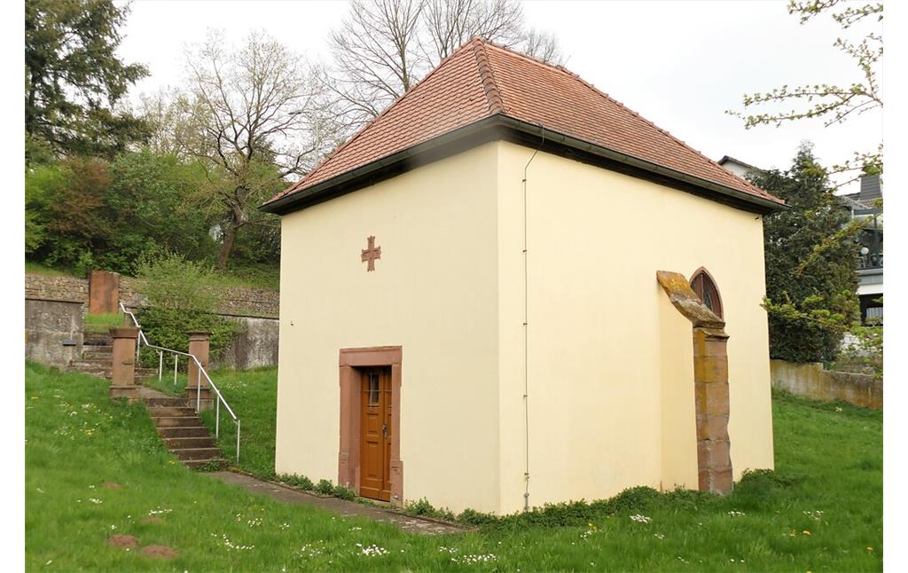 Die Kapelle Sankt Bartholomäus in Weitersweiler von Südwesten aus  (2020).