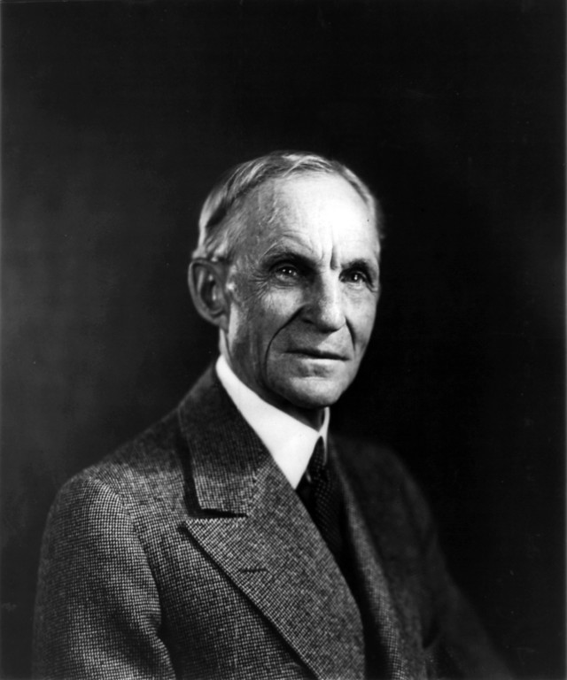 Auf das Jahr 1938 datiertes Foto-Porträt des US-amerikanischen Firmengründers und Automobilproduzenten Henry Ford (1863-1947).