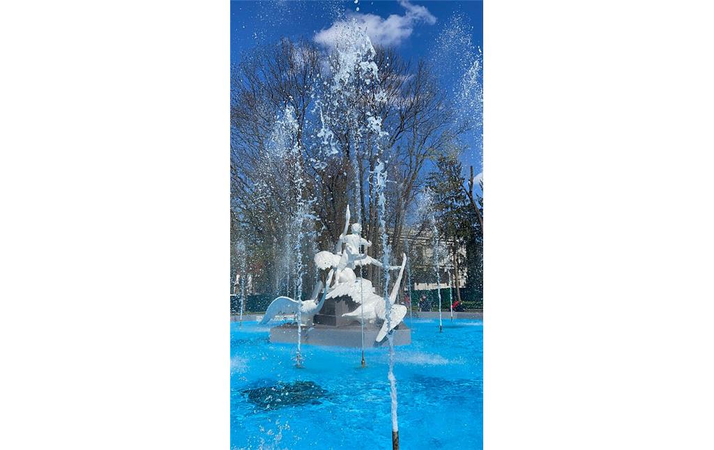 Ivasyk-Telesyk Fountain in Stryiskyi Park in Lviv (2021)