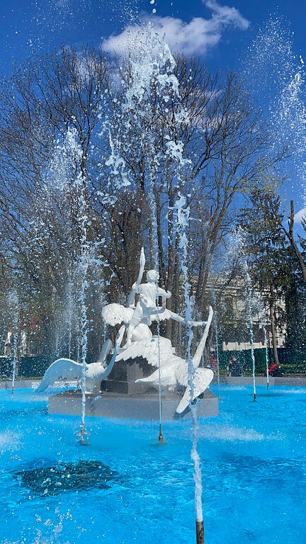 Ivasyk-Telesyk Fountain in Stryiskyi Park in Lviv (2021)