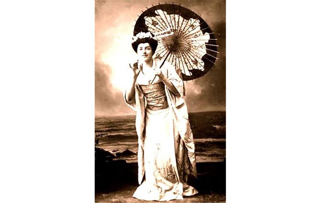 Solomiya Krushelnytska in the role of Chio-Chio-san in Opera D. Puccini "Madam Butterfly"