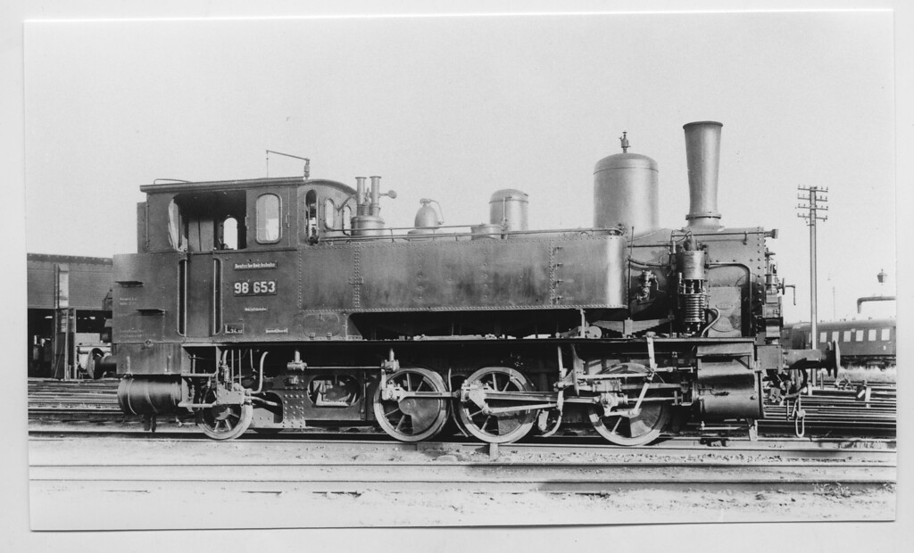 Lokomotive "98 652" des Kuckucksbähnels um 1930.