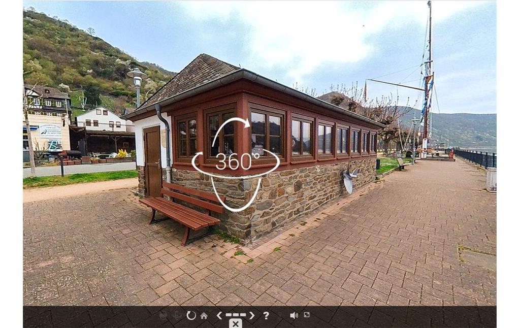 Das Lotsenmuseum im alten Lotsenhaus in Kaub - eine virtuelle 360-Grad-Ansicht (2022)
