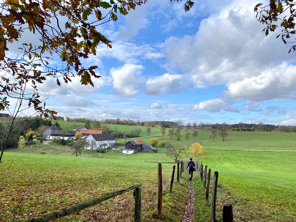 Blick auf den Weiler Kurzfeld (2020)