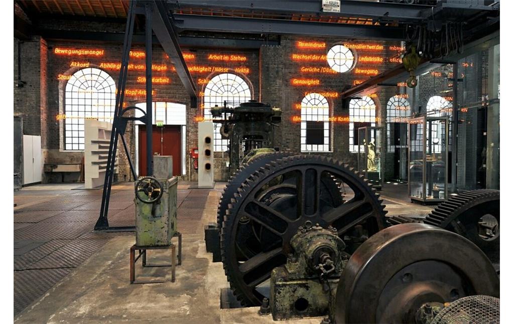 LVR-Industriemuseum, Zinkfabrik Altenberg, Blick in das Foyer.