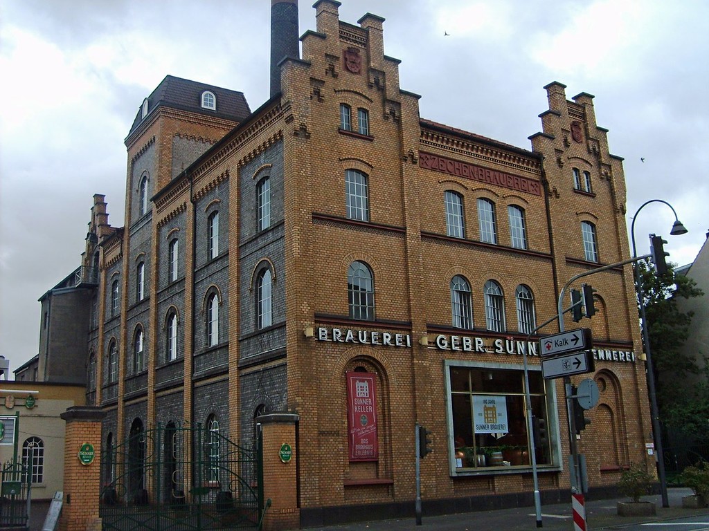 Brauerei und Brennerei Gebrüder Sünner in Köln-Kalk, Außenansicht (2011)