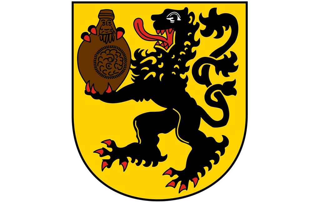 Das 1928 der Gemeinde Frechen zur Führung genehmigte Wappen (seit 1951 Stadtwappen).