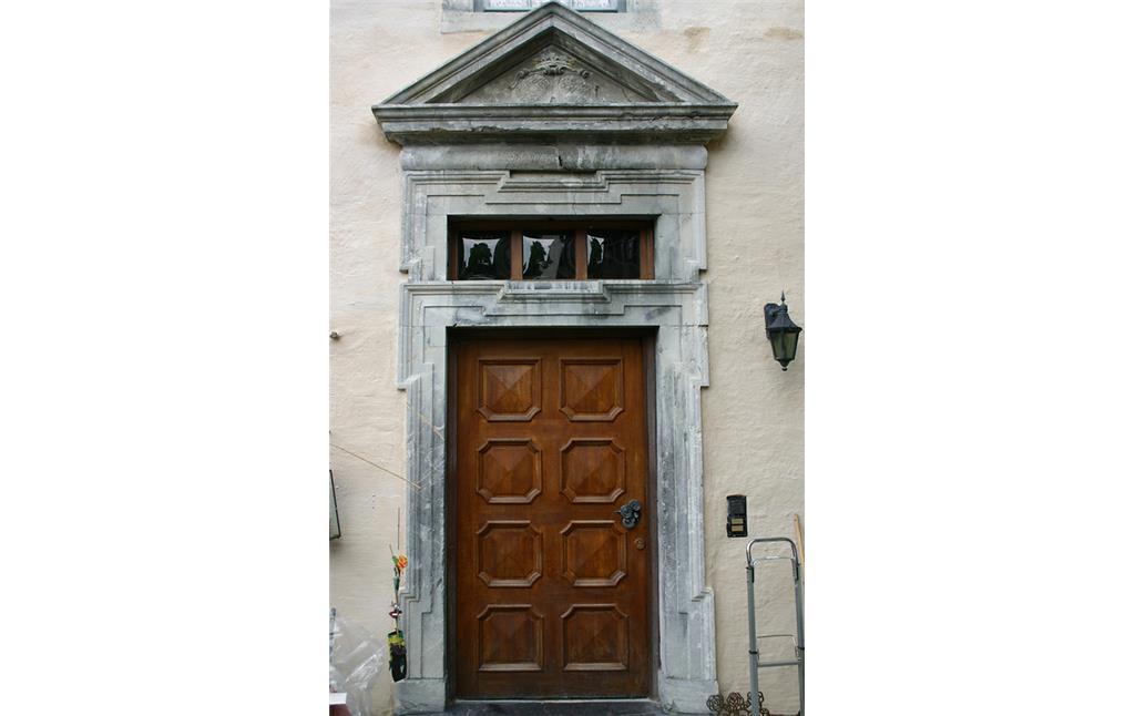 Nachgeordnetes Portal von Burg Schadeck in Runkel (2008)