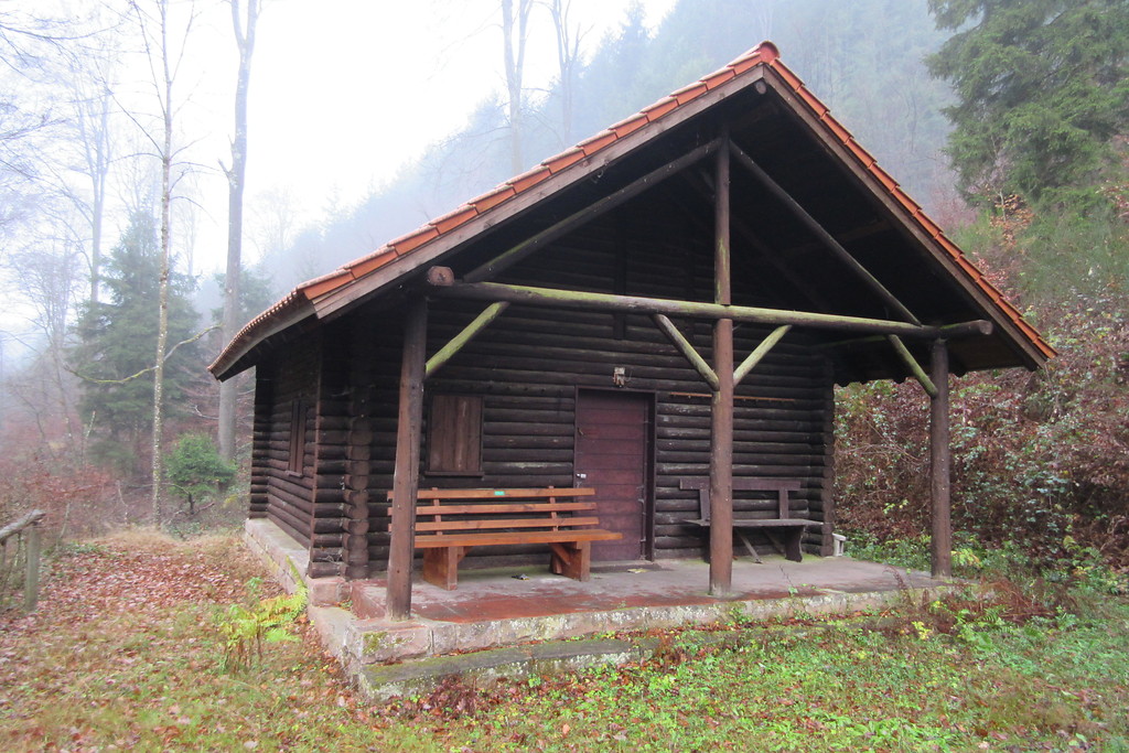 Forsthütte am ehemaligen Holzbollerplatz am Legelbach (2018)