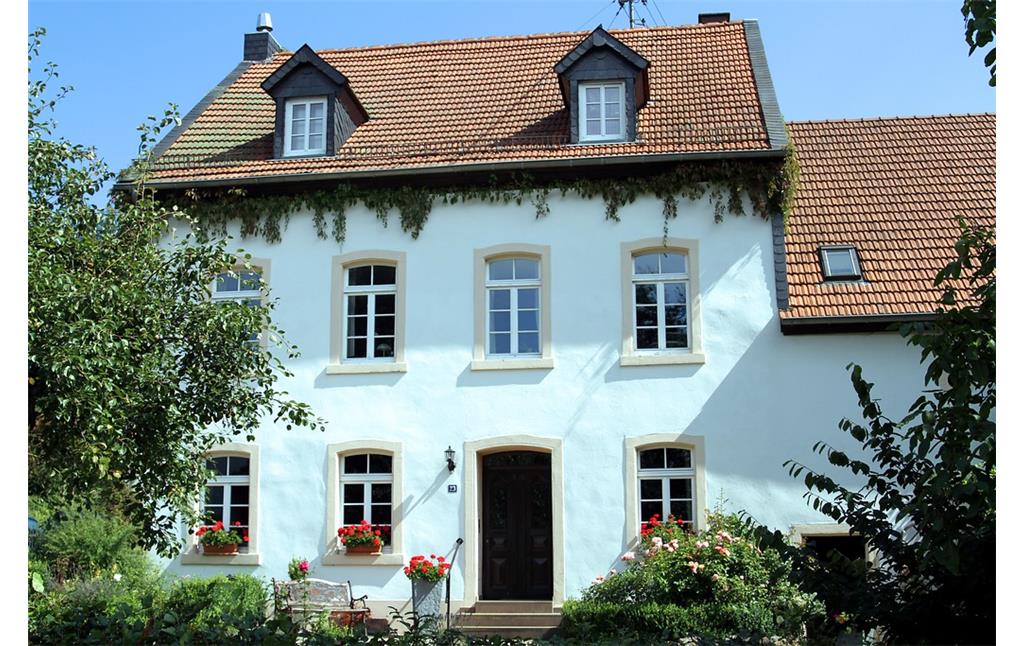 Heutiger Wohnbereich des alten Bauernhauses in der Brunnenstraße 23 in Otzenhausen (2016)