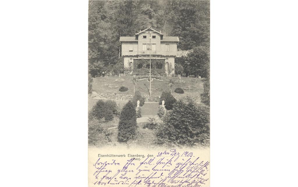 Landschaftspark Friedrich von Gienanth in Eisenberg (gelaufen 1903).