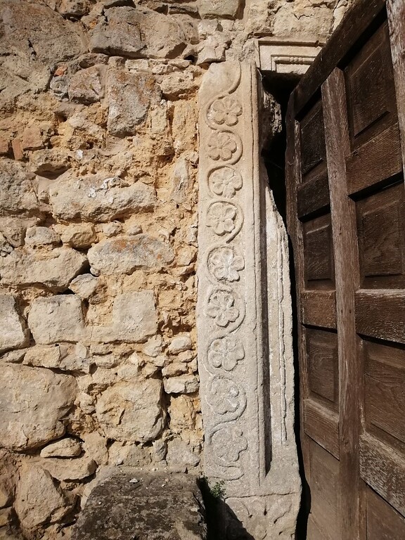 Stone portals from the 17th century of Svirzh Castle (2021)