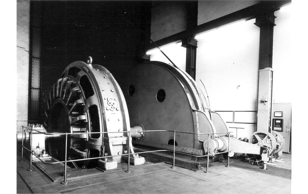 Fördermaschinenhaus Nord von Schacht Zollverein 12, Detailaufnahme