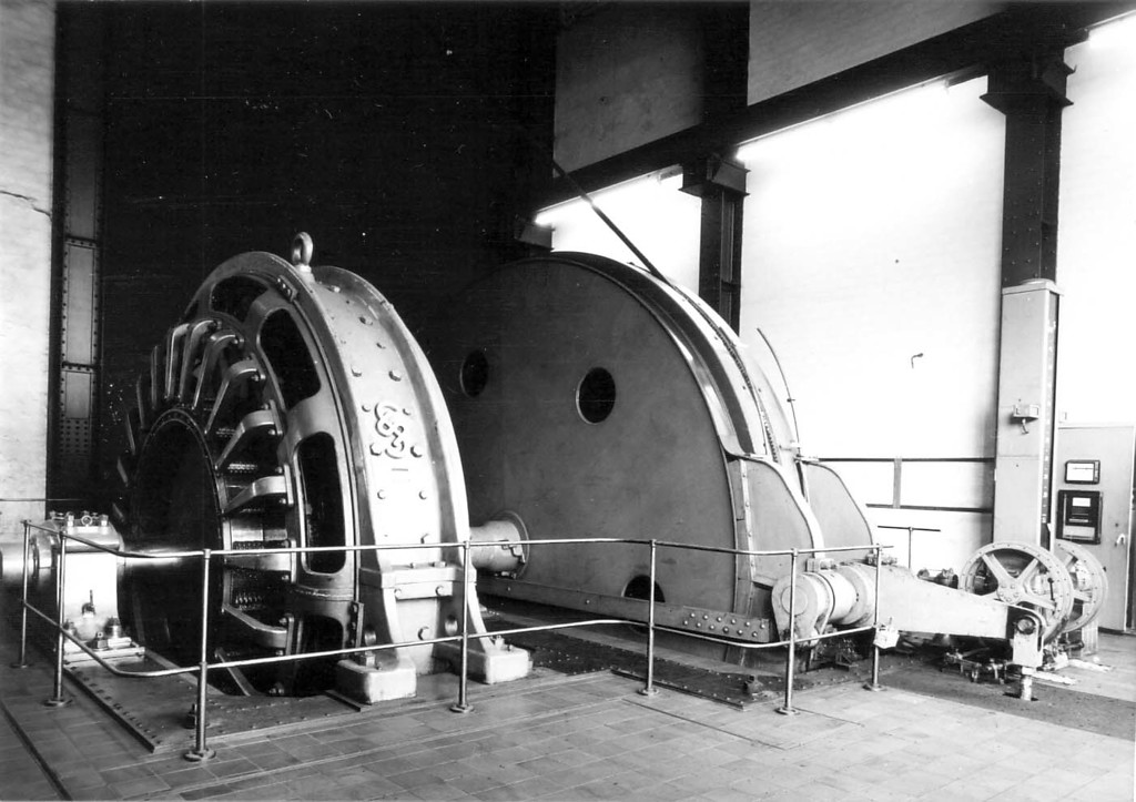 Fördermaschinenhaus Nord von Schacht Zollverein 12, Detailaufnahme