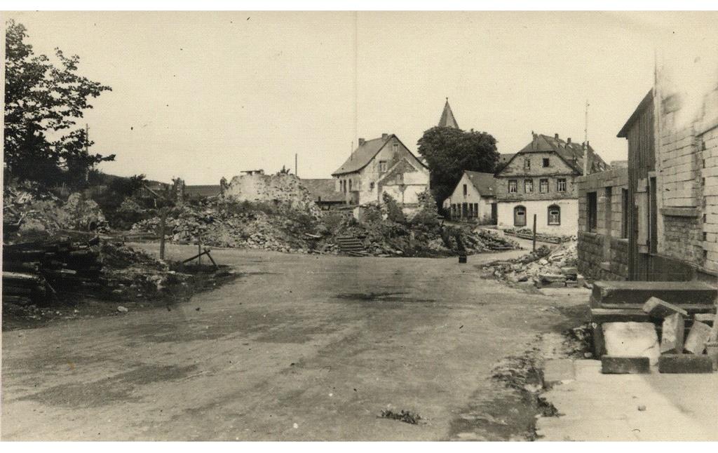 Kelberg wenige Monate nach dem Luftangriff vom 16.01.1945.