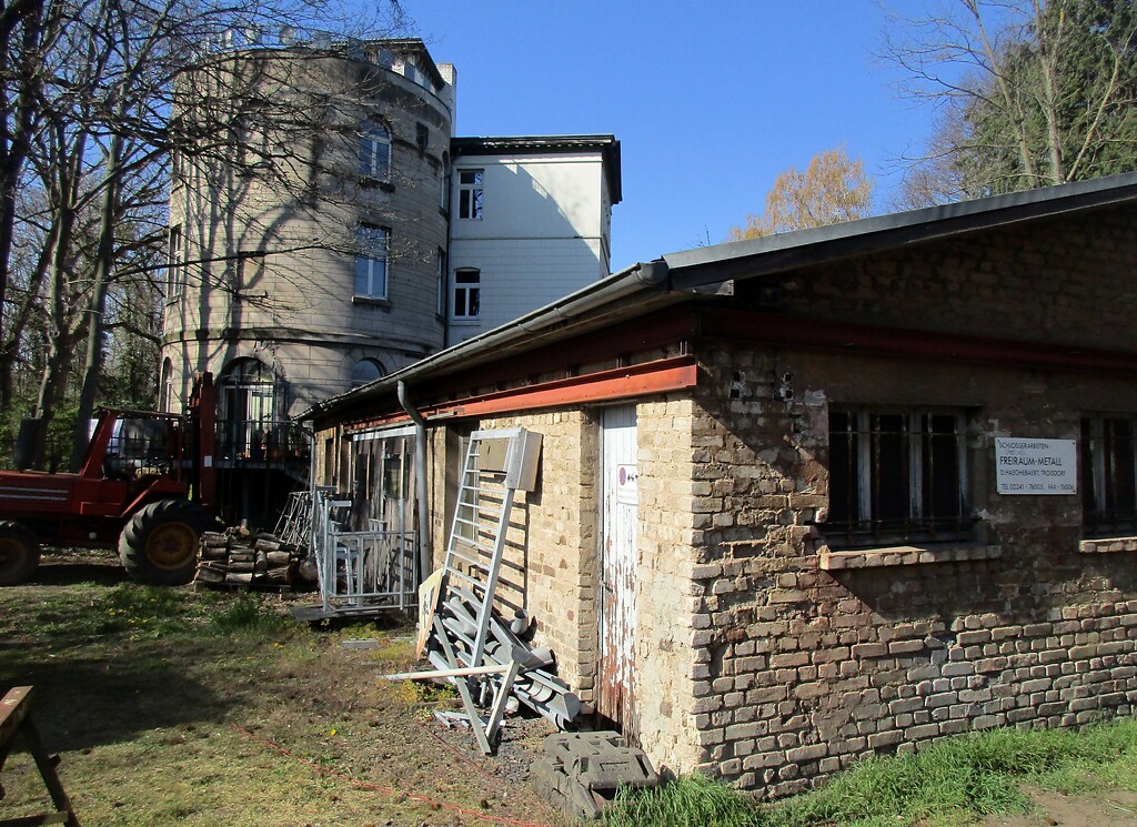 Frühere Werksanlagen der Friedrich-Wilhelm-Hütte im Bereich der Josef-Kitz-Straße in Troisdorf-Friedrich-Wilhelms-Hütte (2020).