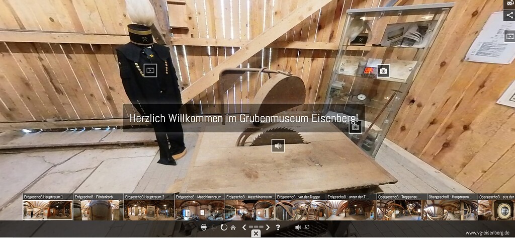 Das Museum im Grubengebäude Riegelstein in  der Erdekaut in Eisenberg (Pfalz) - ein virtueller Rundgang (2021)