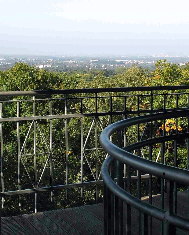 Aussicht vom Jabergturm in der Hildener Heide (2009)