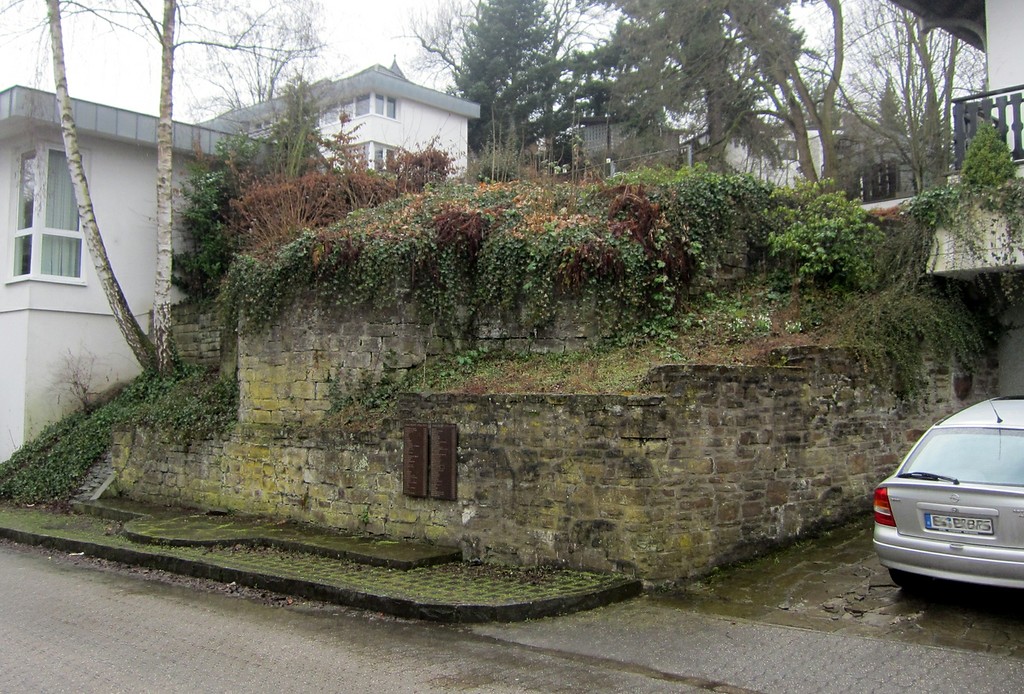 Gedenkstätte ehemalige Synagoge Hennef-Geistingen von der Söverner Straße aus (2013)