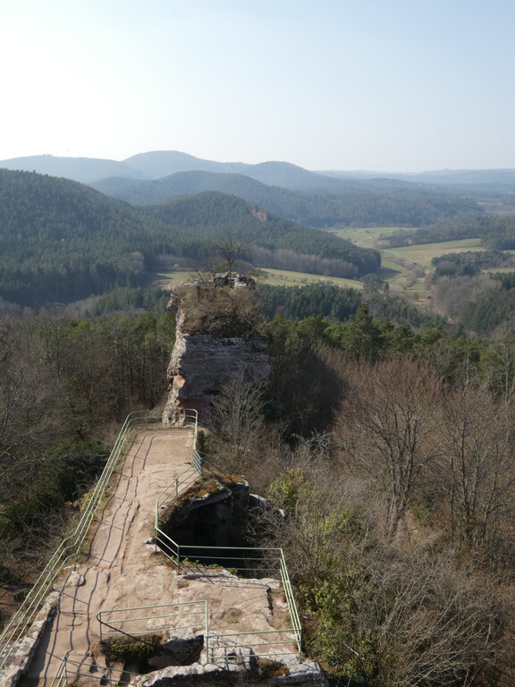 Aussicht vom höchsten Punkt der Burg (2022)