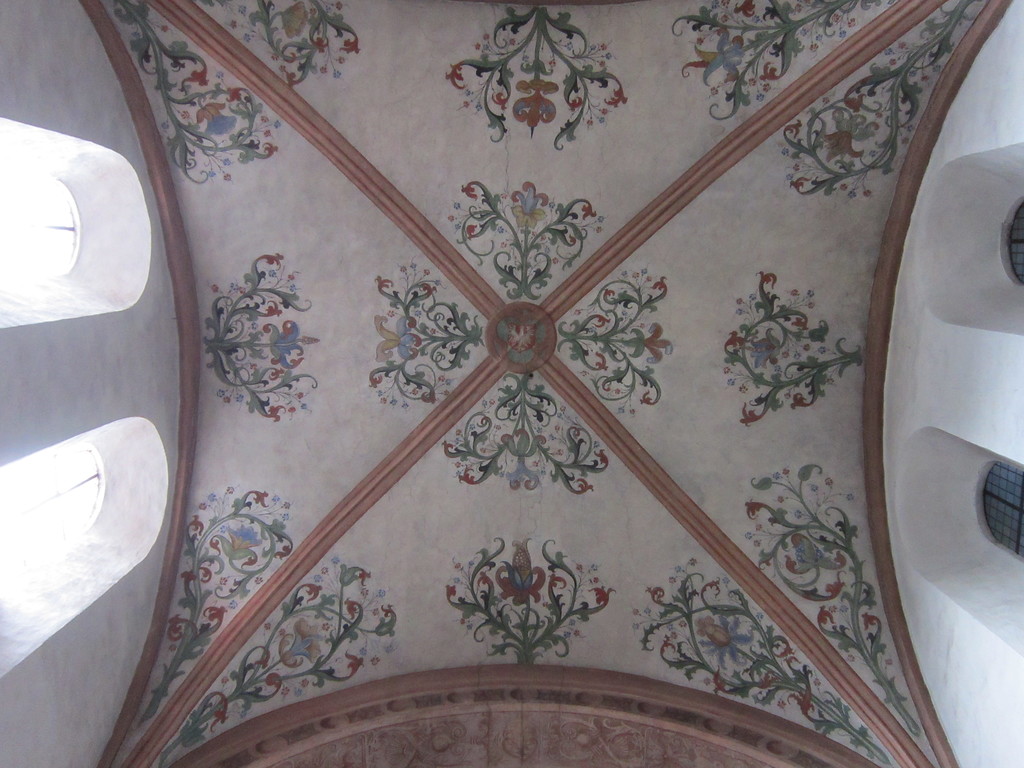Ein Gewölbe der Kirche von Kloster Steinfeld (2013)