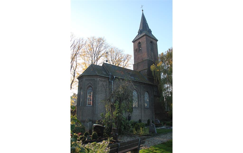 Die ehemalige Garnisons- und heutige evangelische Kirche in Kleve-Schenkenschanz (2015)