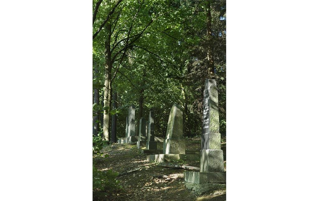 Blick auf den Jüdischen Friedhof im Queckenwald (Bad Münstereifel)