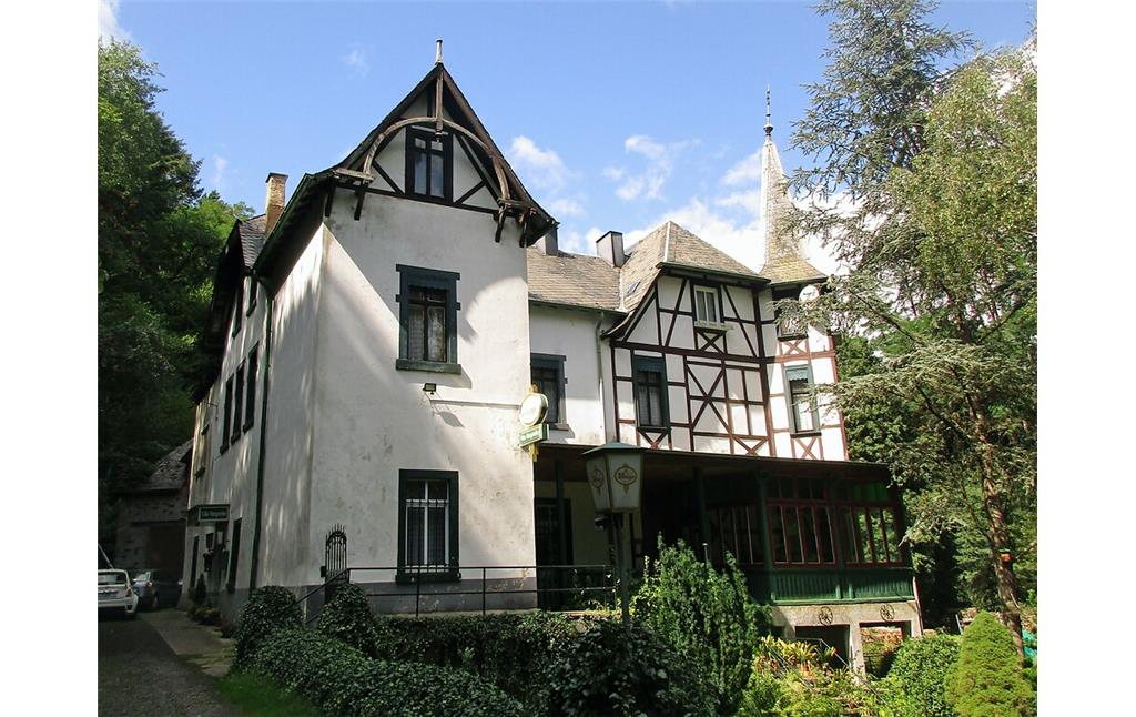 Blick auf die Villa Margarethe bzw. Margaretha im Pommerbachtal bei Wirfus (2020).