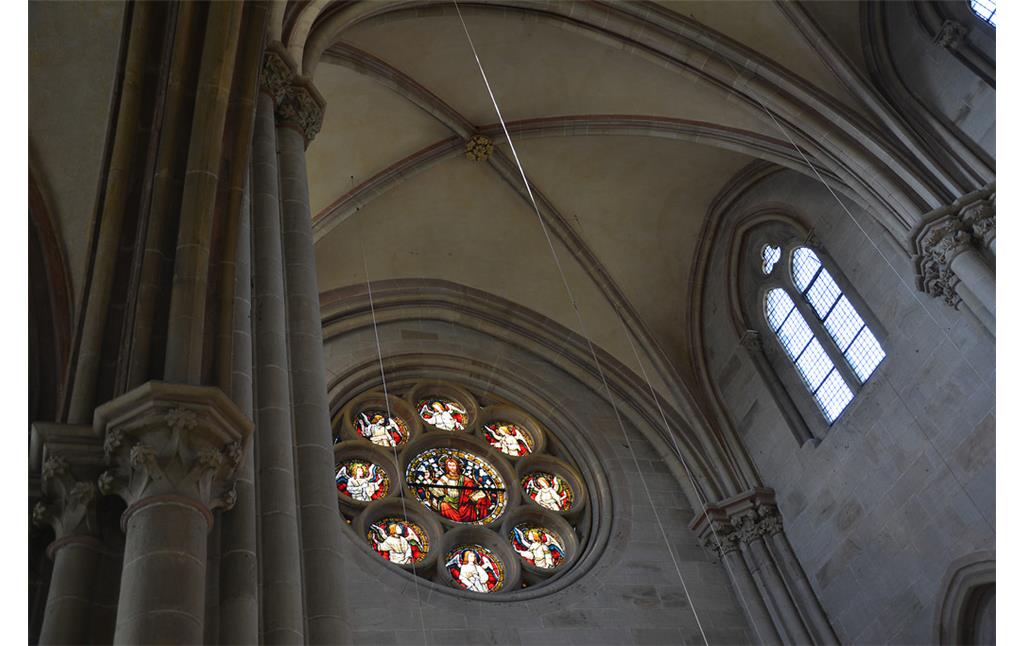 Kreuzrippengewölbe der Abteikirche Offenbach-Hundheim (2019)