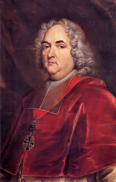 Der Speyerer Fürstbischof Damian Hugo von Schönborn als Kardinal (um 1725)