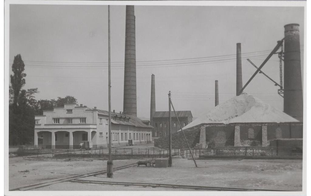 Historische Fotografie der Mülhofener Hütte in Bendorf (1930er Jahre)