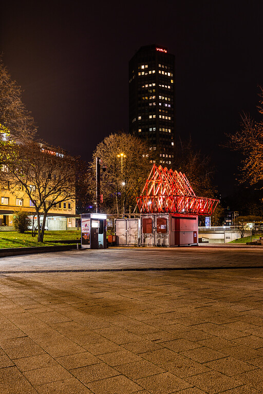 Der Kölner Ebertplatz am Abend (2020)